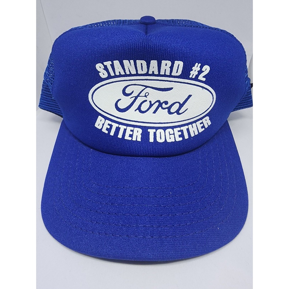 Vintage Ford Standard #2 Snapback Hat Better Together New Era USA Mesh Trucker